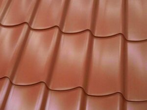 Panneau imitation tuile terracotta en 2.30 m