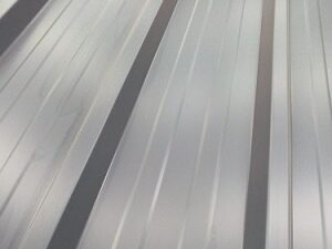 Bac acier gris longueur 2.30 m