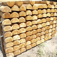 Demi-rondin Diam.10 x L.250 cm – Image 3