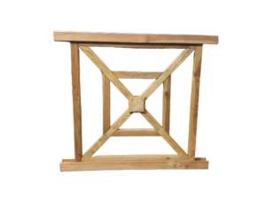 Garde-corps simple en bois H.1 x L.1,10 m