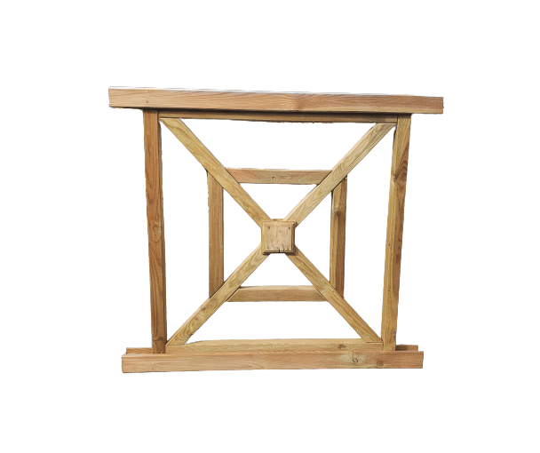 Garde-corps simple en bois H.1 x L.1,10 m